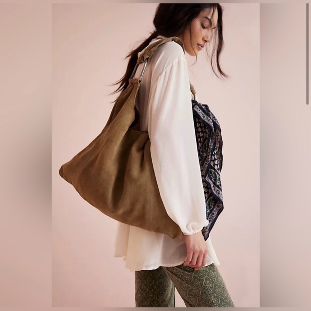 Free People Tan Tote Bag